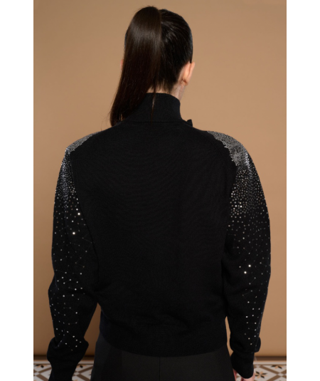 jersey-de-cuello-alto-con-abertura-de-minueto