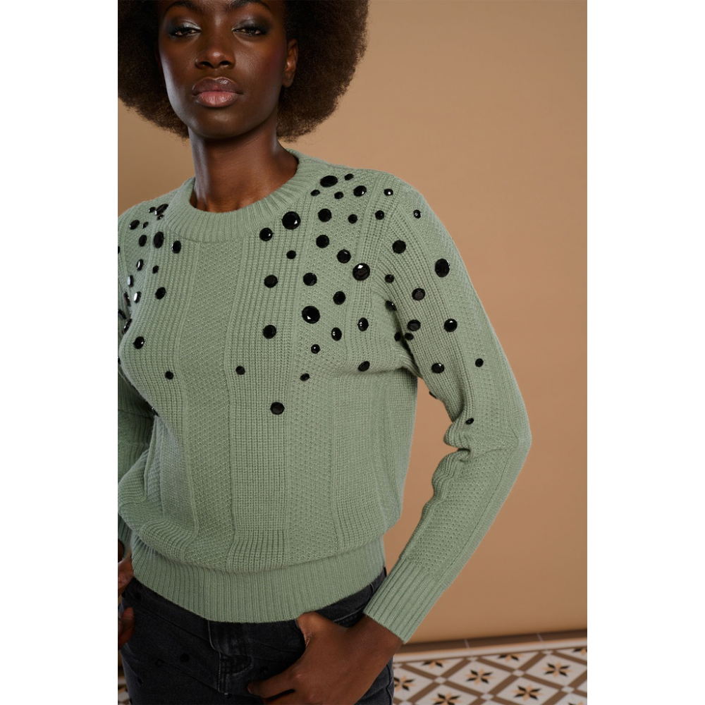 jersey-de-punto-y-cuello-redondo-de-minueto