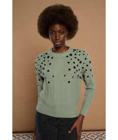jersey-de-punto-y-cuello-redondo-de-minueto