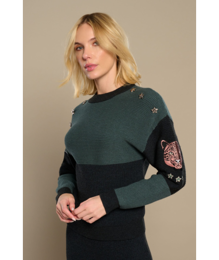 jersey-de-punto-con-tachuelas-de-estrellas-de-minueto