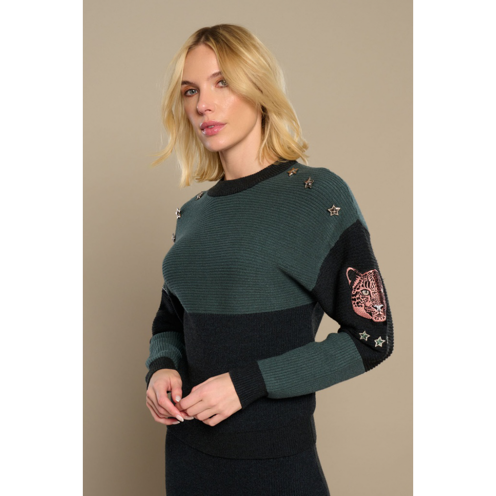 jersey-de-punto-con-tachuelas-de-estrellas-de-minueto