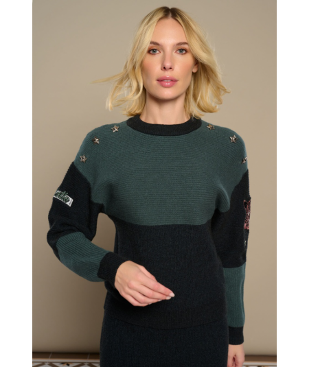 jersey-de-punto-con-tachuelas-de-estrellas-de-minueto