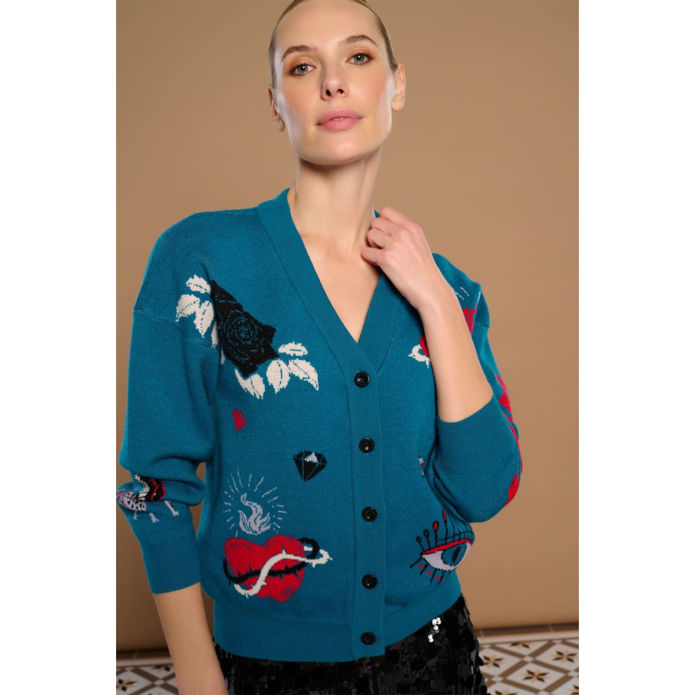 chaqueta-de-punto-escote-en-v-de-minueto