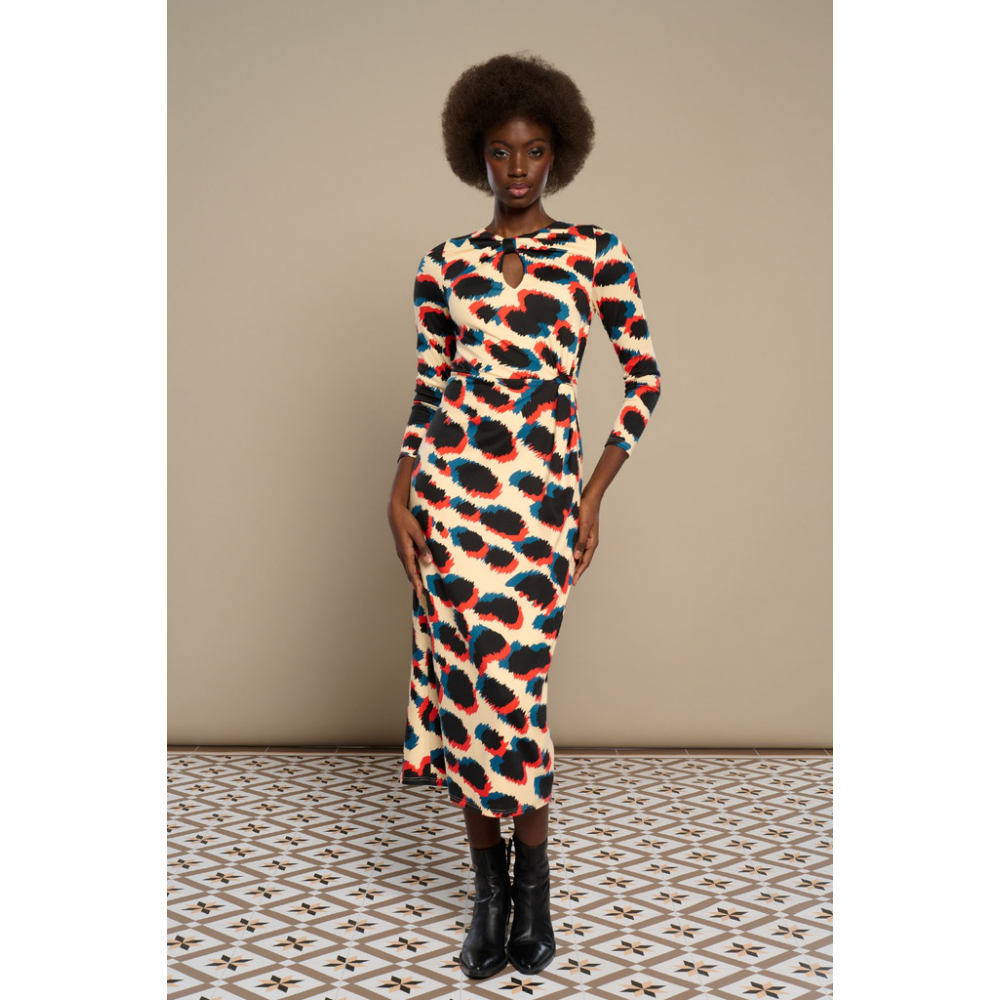 vestido-midi-de-cuello-redondo-de-minueto