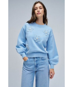 jersey-de-punto-con-perlas-de-salsa