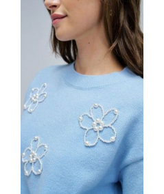 jersey-de-punto-con-perlas-de-salsa