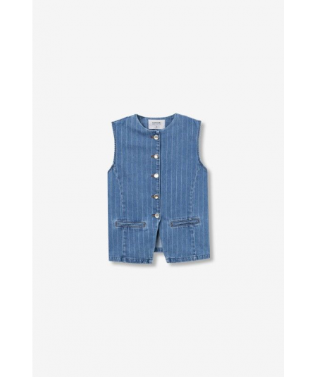 chaleco-vaquero-albita-raya-fina-tiffosi