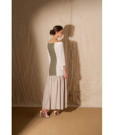 vestido-bicolor-barco-volante-bajo-strena