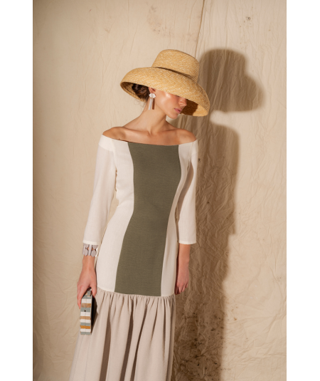 vestido-bicolor-barco-volante-bajo-strena