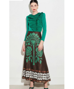 falda-evase-marron-flor-de-panambi