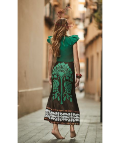 falda-evase-marron-flor-de-panambi