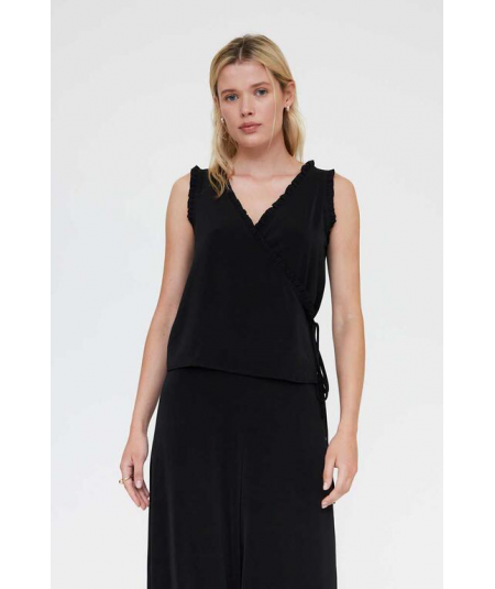 top-msisa-cruzado-borde-plisado-compania-fantastica