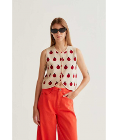chaleco-punto-red-estampado-mariquita-compania-fantastica