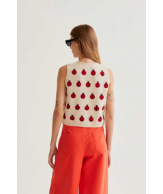 chaleco-punto-red-estampado-mariquita-compania-fantastica