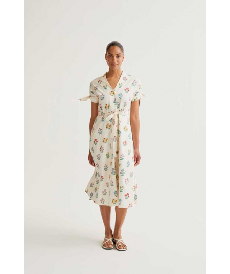 vestido-midi-camisero-flowers-compania-fantastica