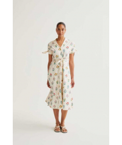 vestido-midi-camisero-flowers-compania-fantastica