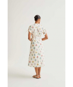 vestido-midi-camisero-flowers-compania-fantastica