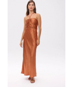 vestido-jacquard--satinado-anudado-al-cuello-mioh