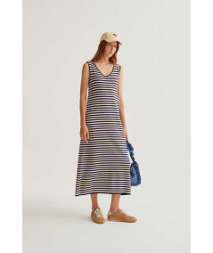 vestido-punto-rayas-marino-compania-fantastica