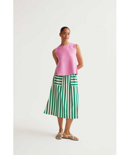 falda-stripes-bamboo-green-compania-fantastica