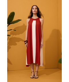 vestido-midi-bicolor-de-arggido