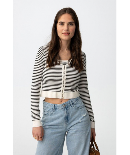 cardigan-y-top-a-rayas-de-tiffosi