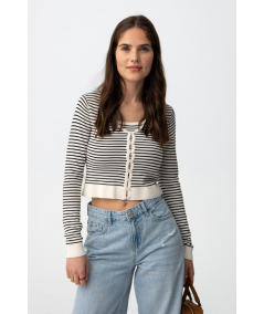 cardigan-y-top-a-rayas-de-tiffosi
