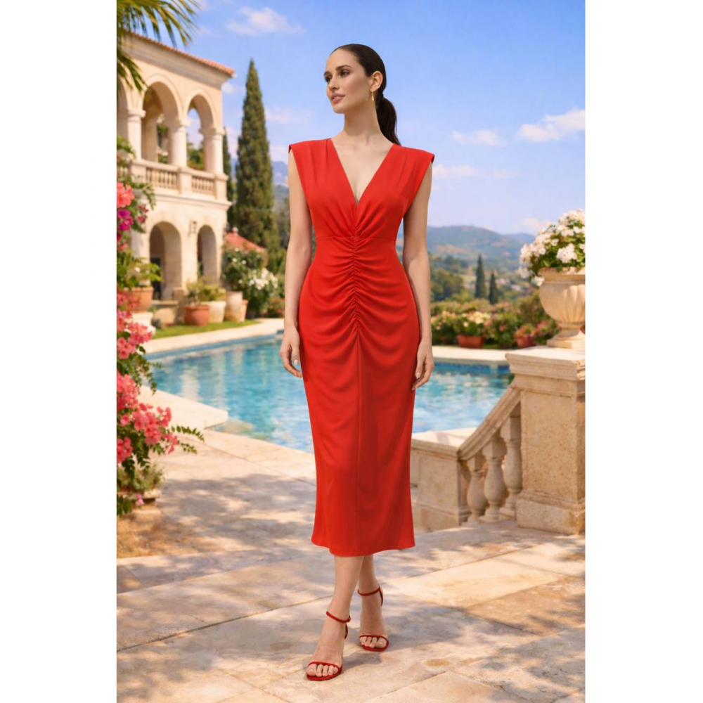 vestido-hombreras-frunce-delantero-arrgido