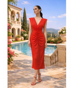 vestido-hombreras-frunce-delantero-arrgido