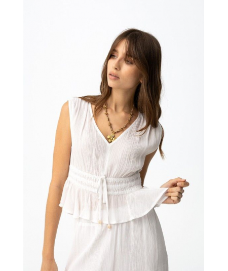 top-tiffosi-corto-escote-pico