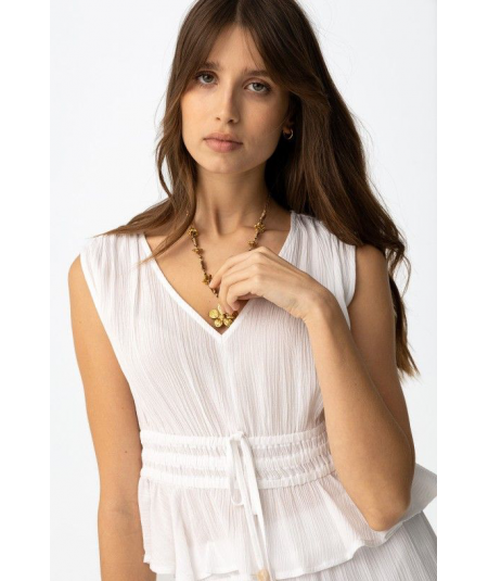 top-tiffosi-corto-escote-pico