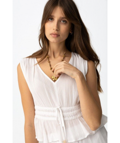 top-tiffosi-corto-escote-pico