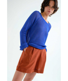 short-algodon-marron-compania-fantastica