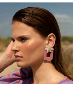 pendientes-circulo-con-flor-margarita-strena
