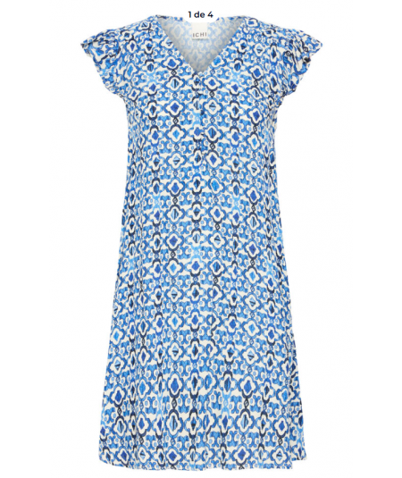 vestido-estampado-escote-en-v-de-ichi