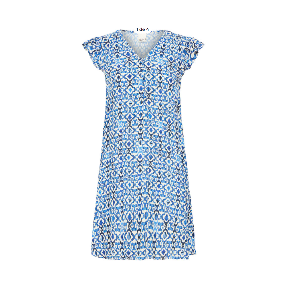vestido-estampado-escote-en-v-de-ichi