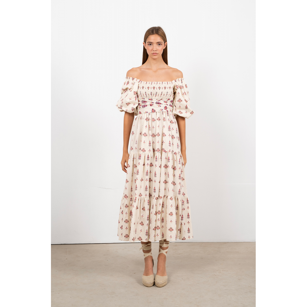 vestido-pecho-fruncido-mangas-de-strena