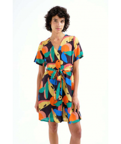 vestido-corto-con-estampado-compania-fantastica