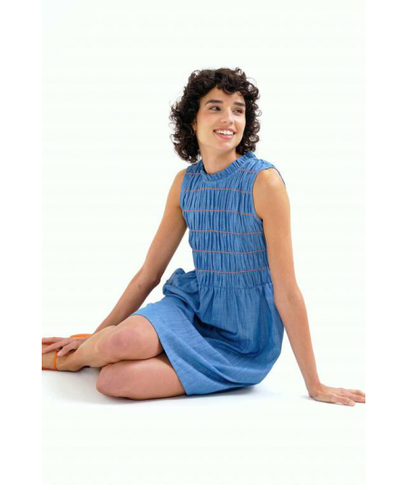 vestido-corto-azul-compania-fantastica