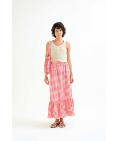 falda-larga-a-cuadros-rojos-compania-fantastica