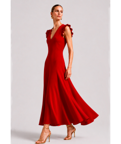 vestido-pliegue-liso-merletti