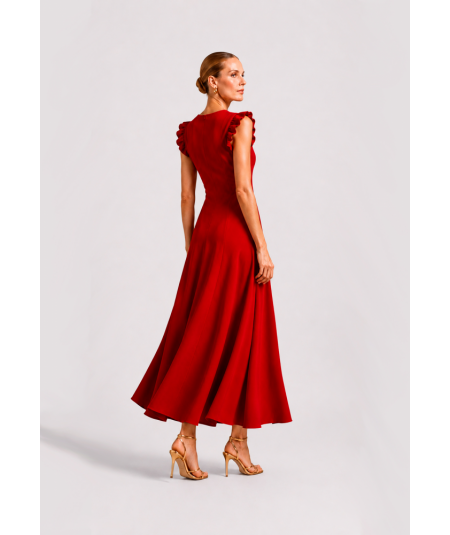 vestido-pliegue-liso-merletti