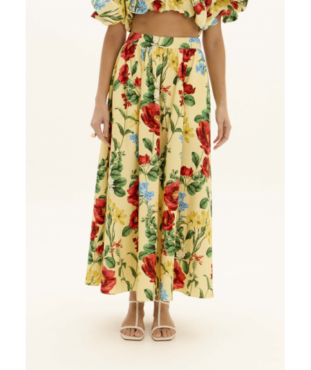 falda-midi-fluida-estampado-floral-lanca